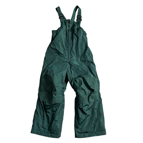 Lands' End Other - Lands End Kids Snow Bibs Size 4 Green Lined Insulated Waterproof Winter